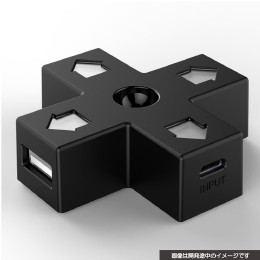 [PS4]8BITDO DPAD USB HUB サイバーガジェット(CY-8BUSHUB-BK)