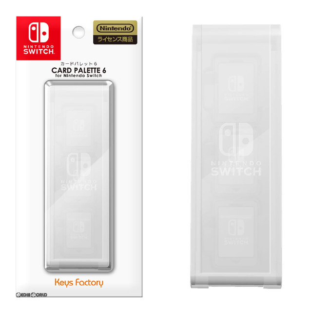 [Switch]カードパレット6 for Nintendo Switch(ニンテンドースイッチ) クリアホワイト キーズファクトリー(NC6-001-3)