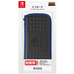 [Switch]タフポーチ for Nintendo Switch(ニンテンドースイッチ) ブラック×ブルー HORI (NSW-010)