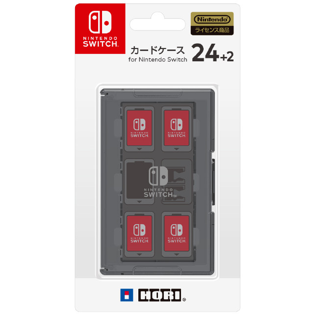 [Switch]カードケース24+2 for Nintendo Switch(ニンテンドースイッチ) ブラック HORI (NSW-025)