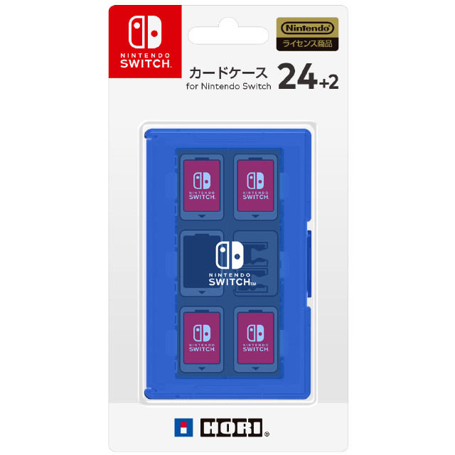 [Switch]カードケース24+2 for Nintendo Switch(ニンテンドースイッチ) ブルー HORI (NSW-026)