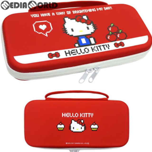 [Switch]CYBER・Hello Kitty(ハローキティ) セミハードケース(SWITCH用)(スイッチ用) レイアップ(CY-NSHSHC-RE)