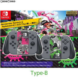 [Switch]Joy-Con Grip COVER for Nintendo Switch(ニンテンドースイッチ) splatoon2 B キーズファクトリー(CJG-001-2)