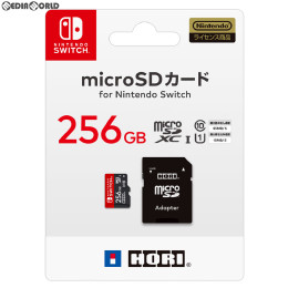 [Switch]microSDカード for Nintendo Switch(ニンテンドースイッチ) 256GB HORI(NSW-086)