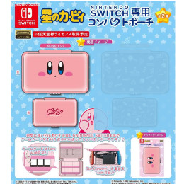 [Switch]NINTENDO SWITCH専用(ニンテンドースイッチ専用) コンパクトポーチ 星のカービィ ピンク タカラトミーアーツ(KB-09A)