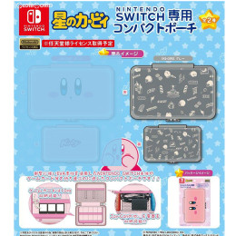 [Switch]NINTENDO SWITCH専用(ニンテンドースイッチ専用) コンパクトポーチ 星のカービィ グレー タカラトミーアーツ(KB-09B)