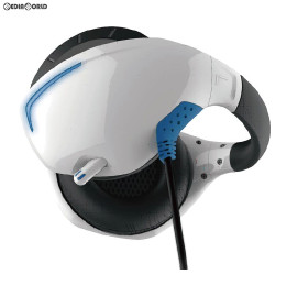 [PS4]CYBER・マイク付きバックバンドヘッドホン(VR用) ホワイト×ブルー サイバーガジェット(CY-VRMBHP-WB)