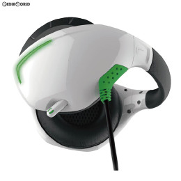 [PS4]CYBER・マイク付きバックバンドヘッドホン(VR用) ホワイト×グリーン サイバーガジェット(CY-VRMBHP-WG)
