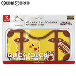 [Switch]ポケットモンスター クイックポーチ for Nintendo Switch(ニンテンドースイッチ) ピカチュウ キーズファクトリー(CQP-008-1)