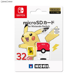 [Switch]ポケットモンスター microSDカード for Nintendo Switch(ニンテンドースイッチ) 32GB ピカチュウ HORI(NSW-190)