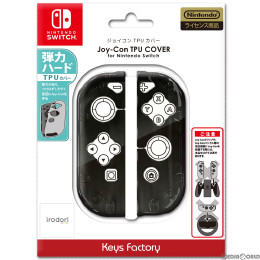 [Switch]Joy-Con TPU COVER for Nintendo Switch(ジョイコン TPUカバー for ニンテンドースイッチ) ブラック 任天堂ライセンス商品 キーズファクトリー(NJT-001-1)