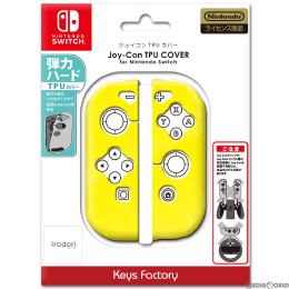 [Switch]Joy-Con TPU COVER for Nintendo Switch(ジョイコン TPUカバー for ニンテンドースイッチ) イエロー 任天堂ライセンス商品 キーズファクトリー(NJT-001-4)