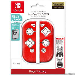 [Switch]Joy-Con TPU COVER for Nintendo Switch(ジョイコン TPUカバー for ニンテンドースイッチ) レッド 任天堂ライセンス商品 キーズファクトリー(NJT-001-7)