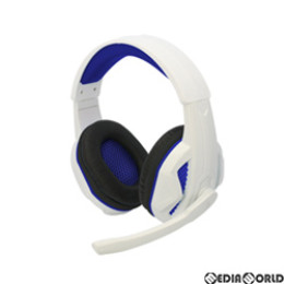 [PS5](PS5/PS4/PC用) マルチ ゲーミングヘッドセット(ホワイト&ブルー) コロンバスサークル(CC-P5MGH-WB)
