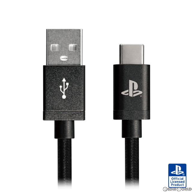 [PS5]DualSense(デュアルセンス) ワイヤレスコントローラー専用充電USBケーブル for PlayStation5(プレイステーション5) ソニーライセンス商品 HORI(SPF-015)