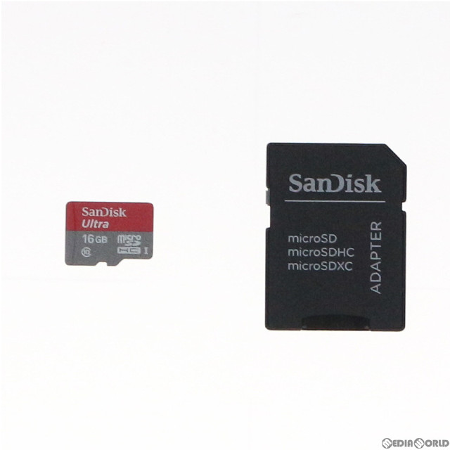 [Switch]microSDHCカード(マイクロSDHCカード) 16GB class10 UHS-I Sandisk(SDSDQUL-016G-J35A)