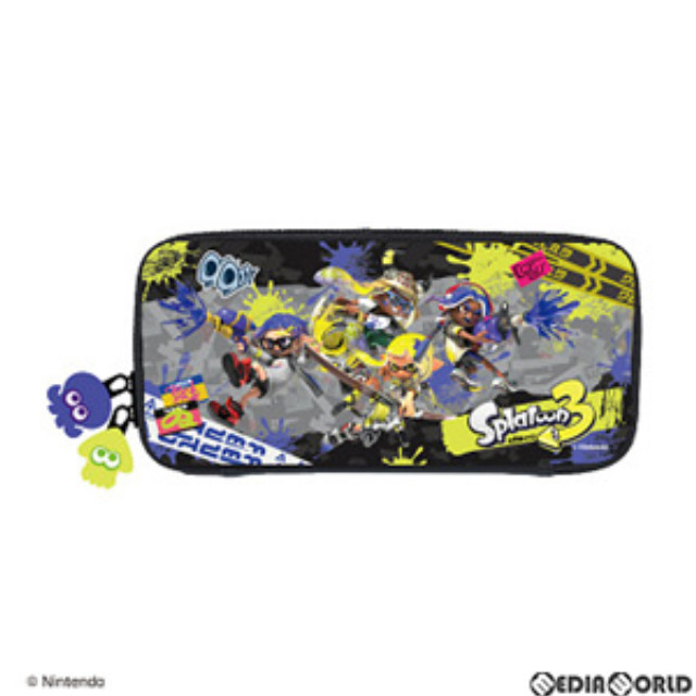 [Switch] Nintendo Switch専用(ニンテンドースイッチ専用) スマートポーチEVA スプラトゥーン3 B柄 任天堂ライセンス商品 マックスゲームズ(HACP-08SP3B)