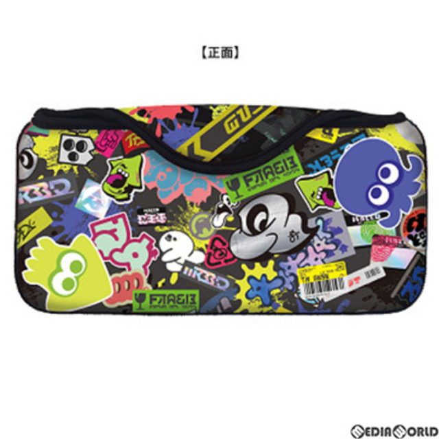 [Switch] クイックポーチ COLLECTION for Nintendo Switch(ニンテンドースイッチ) (スプラトゥーン3)Type-A 任天堂ライセンス商品 キーズファクトリー(CQP-014-1)