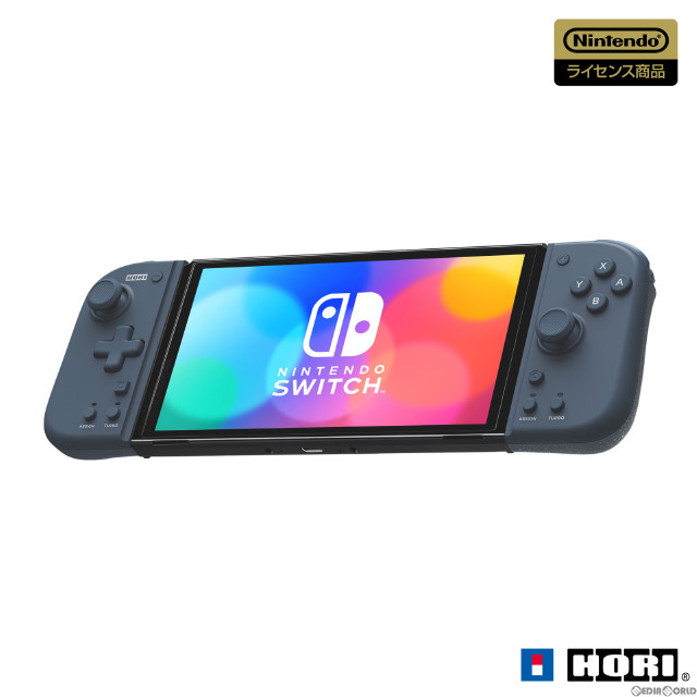[Switch]グリップコントローラー FIT for Nintendo Switch(フィット for ニンテンドースイッチ) ミッドナイトブルー 任天堂ライセンス商品 HORI(NSW-397)