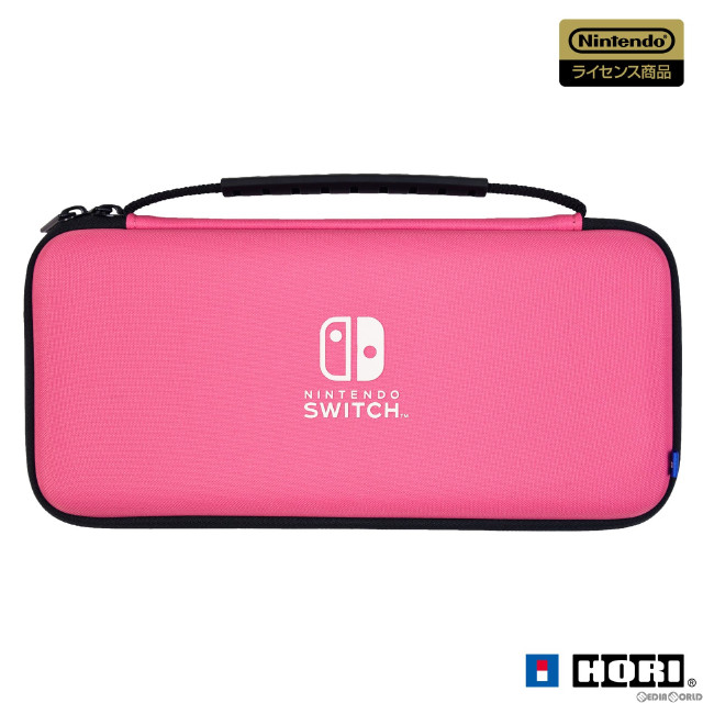 [Switch]スリムハードポーチ プラス for Nintendo Switch(ニンテンドースイッチ) ピンク 任天堂ライセンス商品 HORI(NSW-823)