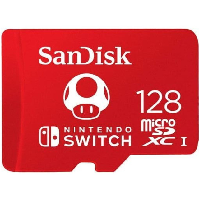 [Switch]Nintendo Switch用(ニンテンドースイッチ用) SanDisk(サンディスク) microSDXCカード 128GB 任天堂ライセンス商品 SanDisk(SDSQXAO-128G-GNCZN)