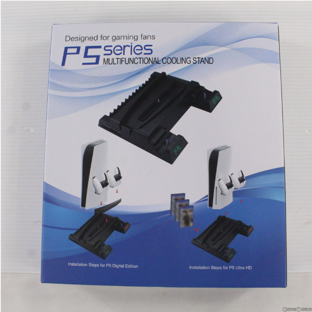 [PS5]PS5用 P5 Series Multifunctional Cooling Stand(マルチファンクション冷却スタンド) KINET(YH-53)