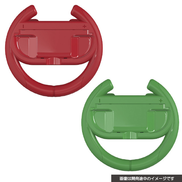 [Switch2] CYBER・ハンドルグリップ 2個セット(Switch2 Joy-Con2用/スイッチ2 ジョイコン2用) レッド&グリーン サイバーガジェット(CY-S2JHGS-REGR)