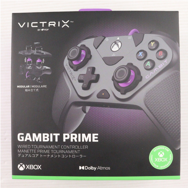 [XboxX/S] Victrix Gambit Prime Wired Controller XB(ビクトリックス ギャンビット プライム 有線コントローラー XB) マイクロソフトライセンス商品 Victrix(ビクトリックス)(049-006-GY)