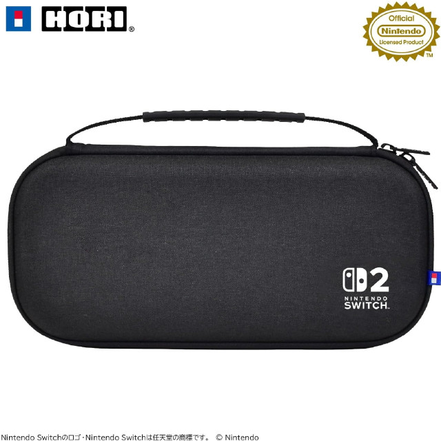 [Switch2] スリムハードポーチ プラス for Nintendo Switch 2(ニンテンドースイッチ2)(ブラック) 任天堂ライセンス商品 HORI(NSX-018)