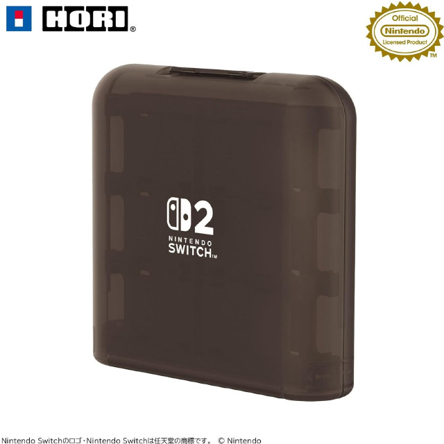 [Switch2] カードケース 24枚収納 for Nintendo Switch 2(ニンテンドースイッチ2)(クリアブラック) 任天堂ライセンス商品 HORI(NSX-009)