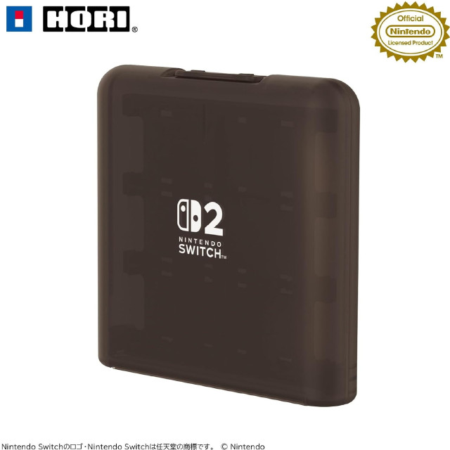 [Switch2] カードケース 12枚収納 for Nintendo Switch 2(ニンテンドースイッチ2)(クリアブラック) 任天堂ライセンス商品 HORI(NSX-008)