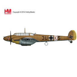 [PTM]HA1812 1/72 Bf-110 E-2/Trop 第26駆逐航空団 北アフリカ 完成品 ホビーマスター