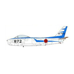 [PTM]07381 1/48 F-86F-40セイバー ブルーインパルス 初期スキーム プラモデル ハセガワ