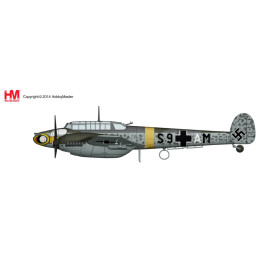 [PTM]HA1811 1/72 Bf-110E 第1駆逐航空団 完成品 ホビーマスター