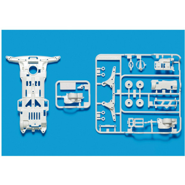 [PTM]95071 ミニ四駆 スーパーII強化シャーシ（ホワイト） タミヤ