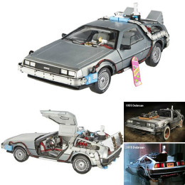 [TOY]1/18 タイムマシーン(デロリアン)スペシャルエディション BACK TO THE FUTURE 完成品 マテル