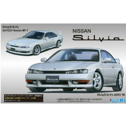 [PTM]ID-84 1/24 ニッサン S14 シルビアK’sエアロ'96/オーテックバージョン 窓枠マスキングシール付 フジミ