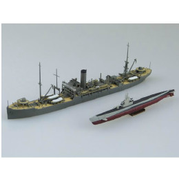 [PTM]ウォーターライン 1/700 日本海軍 給糧艦 間宮&米潜水艦シーライオン プラモデル アオシマ