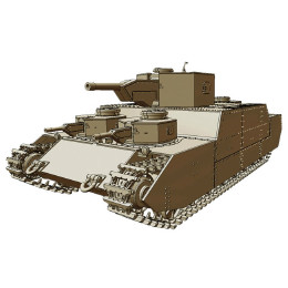 [買取]FM44 1/72 帝国陸軍 150t 超重戦車 オイ プラモデル ファインモールド