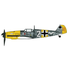 [PTM]07425 1/48 メッサーシュミットBf109F-2 バルバロッサ プラモデル ハセガワ