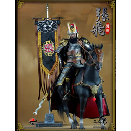 [FIG]張飛益徳&張飛の馬&張飛の軍旗 3種セット 三国志 1/6完成品 アクションフィギュア 303 Toys