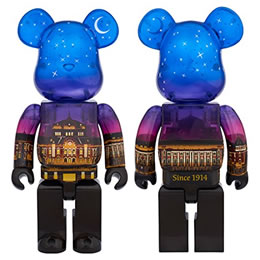 [FIG]BE@RBRICK(ベアブリック) 東京駅丸の内駅舎モデル Night Ver. 400% フィギュア メディコム・トイ