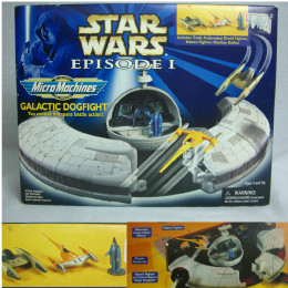 [FIG]Micro Machines スター・ウォーズ エピソード1/ファントム・メナス プラットフォーム アクションセット ギャラクティック ドッグファイト galoob/ツクダ