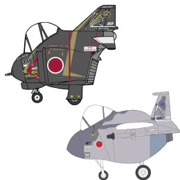 [PTM]60512 たまごひこーき F-4 & F-15 飛行開発実験団 60周年記念(2機セット) プラモデル ハセガワ