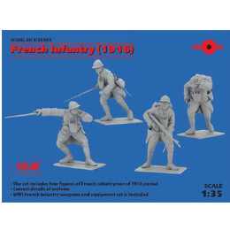 [PTM]35691 1/35 フランス歩兵(1916) プラモデル ICM