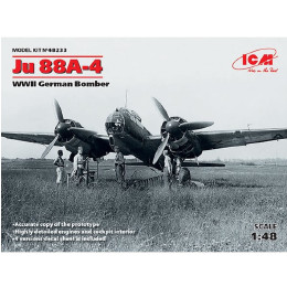 [PTM]48233 1/48 ユンカース Ju88A-4 爆撃機 プラモデル ICM