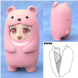 [FIG]ねんどろいどもあ きぐるみフェイスパーツケース (ピンクくま) 完成品 グッドスマイルカンパニー