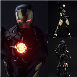 [FIG]RE:EDIT IRON MAN #06 MARVEL NOW!ver. BLACK×GOLD アイアンマン 完成品 フィギュア 千値練(せんちねる)