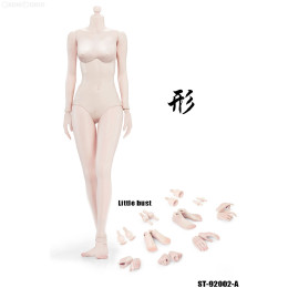 [DOL]1/6 スーパーフレキシブル 女性素体 スティールスケルトン ペール スモールバスト ドール用素体(ST-92002A) シン