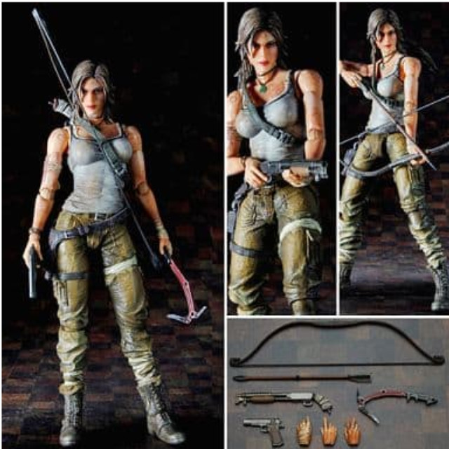 [FIG]PLAY ARTS改 -KAI-(プレイアーツ改) ララ・クロフト Tomb Raider(トゥームレイダー) NONスケール完成品フィギュア スクウェア・エニックス